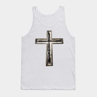 wooden cross Tank Top